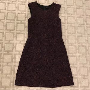 Theory sleeveless tweed dress